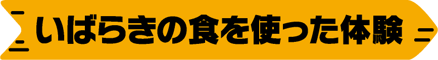 いばらきの食を使った体験